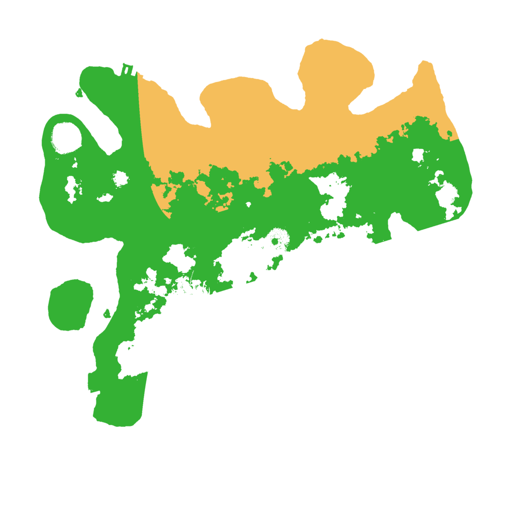 Biome Rust Map: Procedural Map, Size: 3000, Seed: 99216