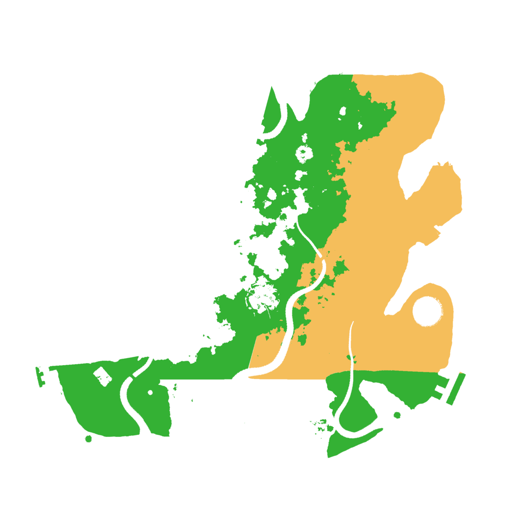 Biome Rust Map: Procedural Map, Size: 3000, Seed: 962819378