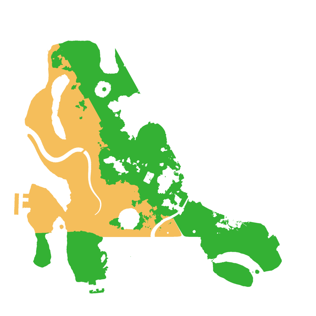 Biome Rust Map: Procedural Map, Size: 3000, Seed: 546581