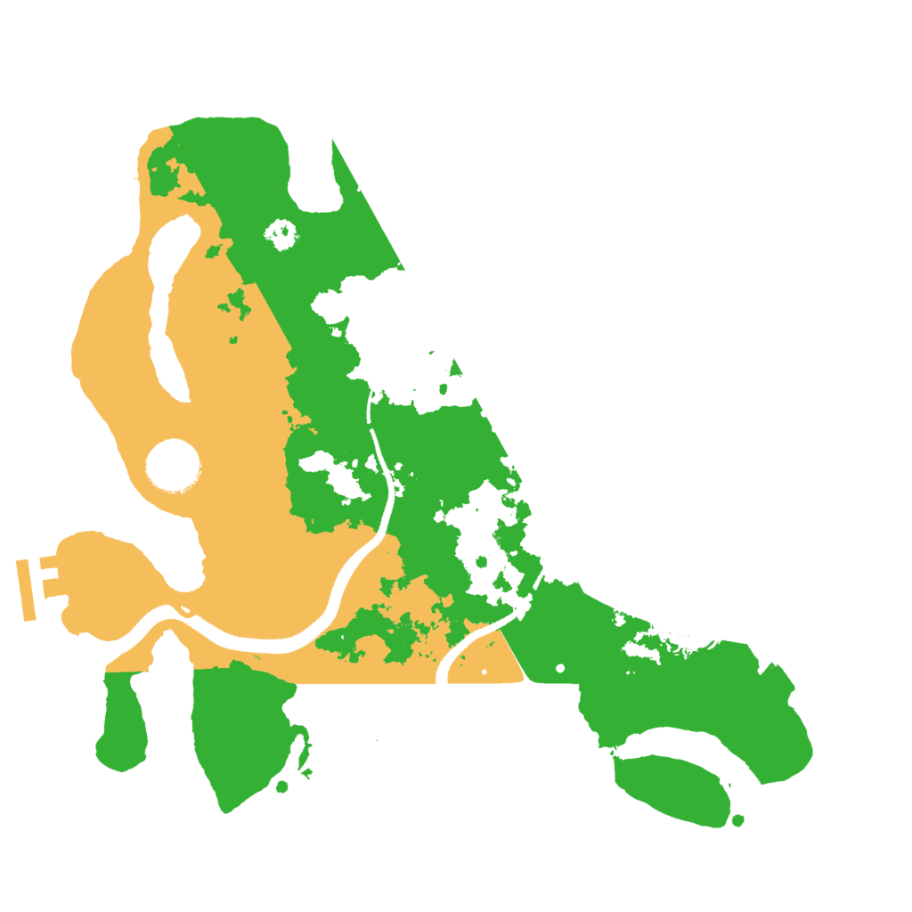 Biome Rust Map: Procedural Map, Size: 3000, Seed: 546581