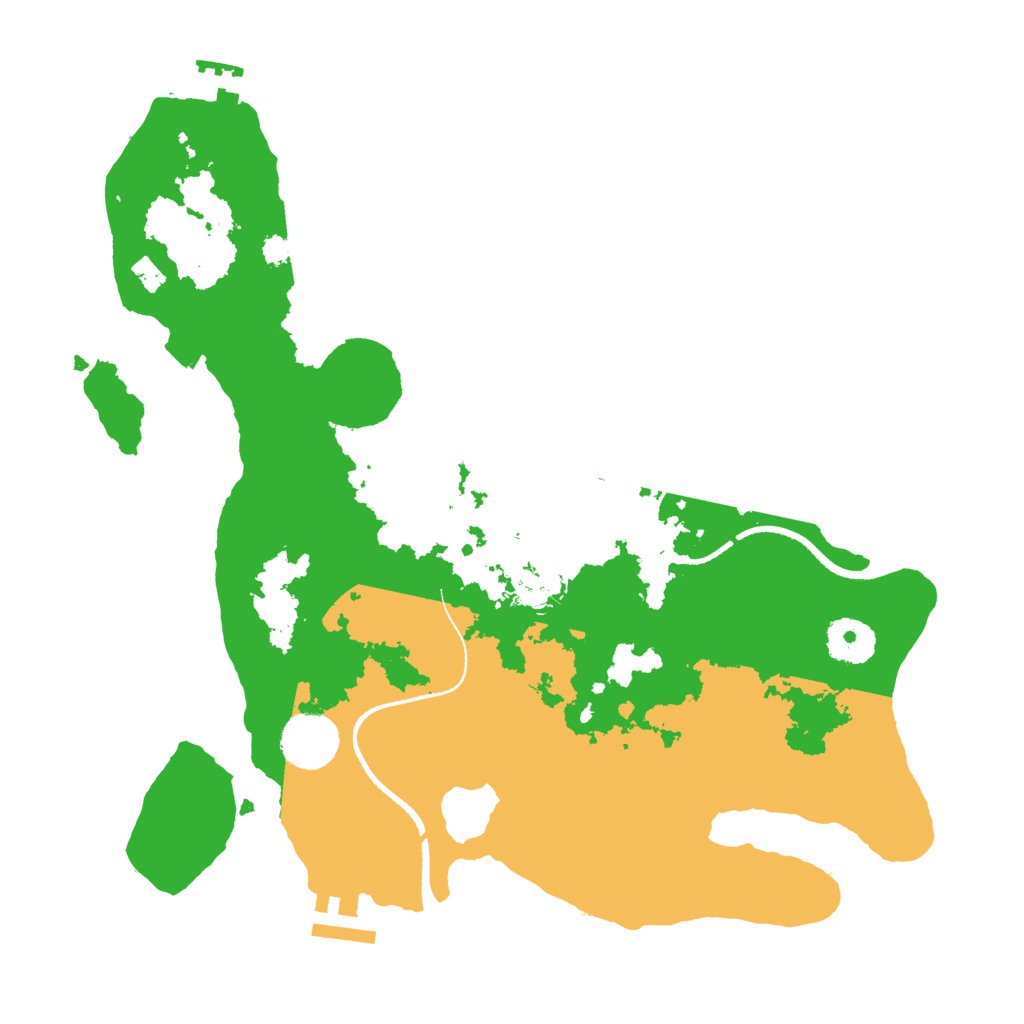 Biome Rust Map: Procedural Map, Size: 3250, Seed: 417195429
