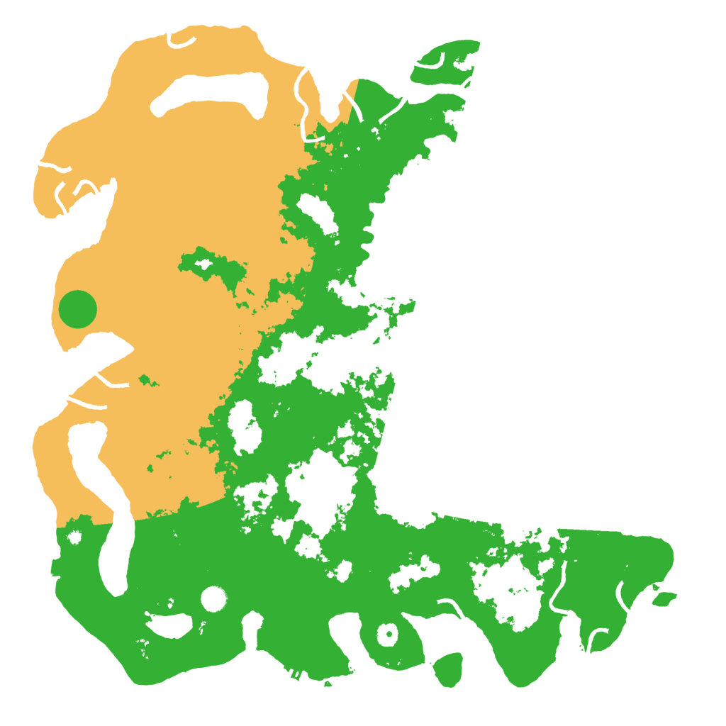 Biome Rust Map: Procedural Map, Size: 5000, Seed: 1188735245