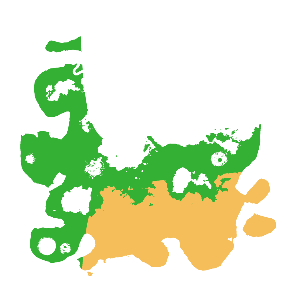 Biome Rust Map: Procedural Map, Size: 3000, Seed: 125125