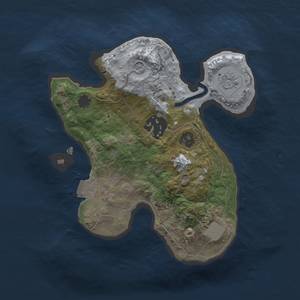 Thumbnail Rust Map: Procedural Map, Size: 2000, Seed: 1231234141, 6 Monuments