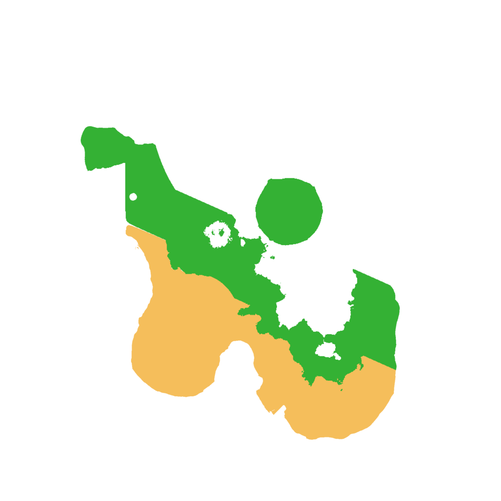 Biome Rust Map: Procedural Map, Size: 2000, Seed: 1231234141