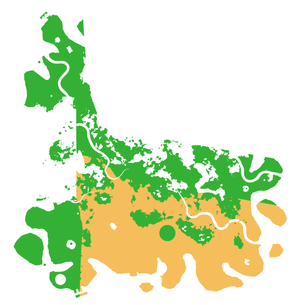 Biome Rust Map: Procedural Map, Size: 5000, Seed: 756116643