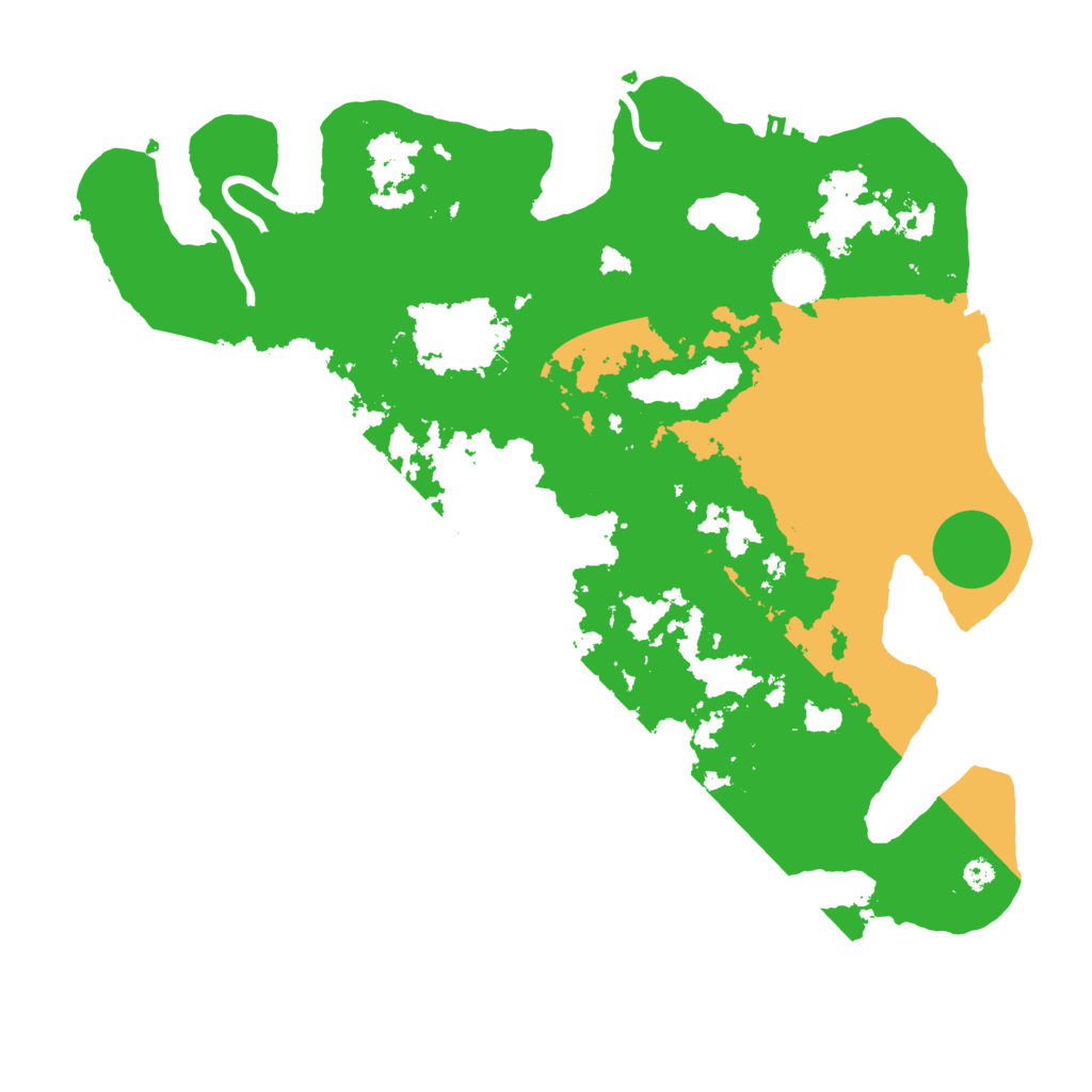 Biome Rust Map: Procedural Map, Size: 3700, Seed: 2071356617