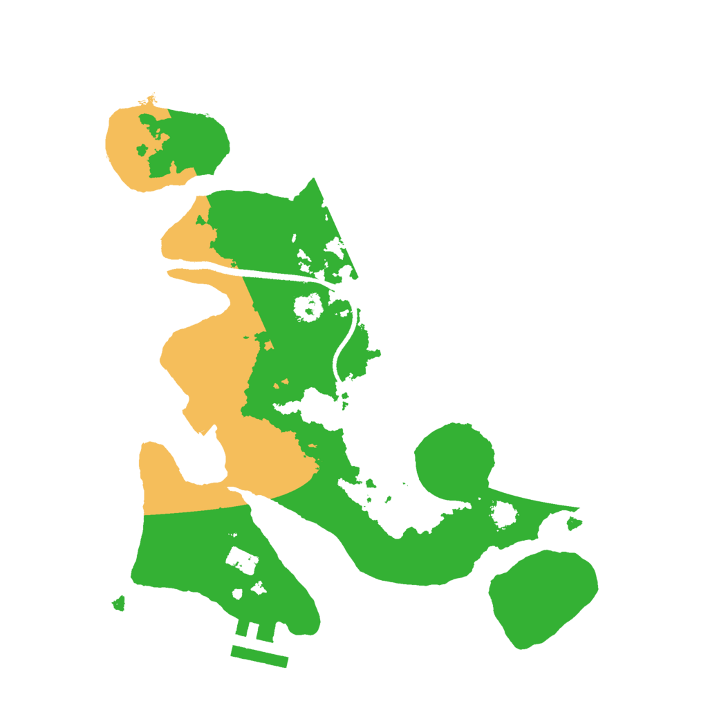 Biome Rust Map: Procedural Map, Size: 2500, Seed: 1867510034