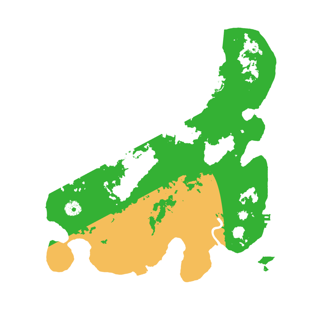 Biome Rust Map: Procedural Map, Size: 3000, Seed: 680409582