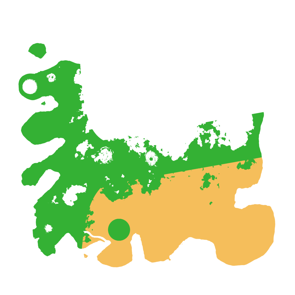 Biome Rust Map: Procedural Map, Size: 3550, Seed: 77434334