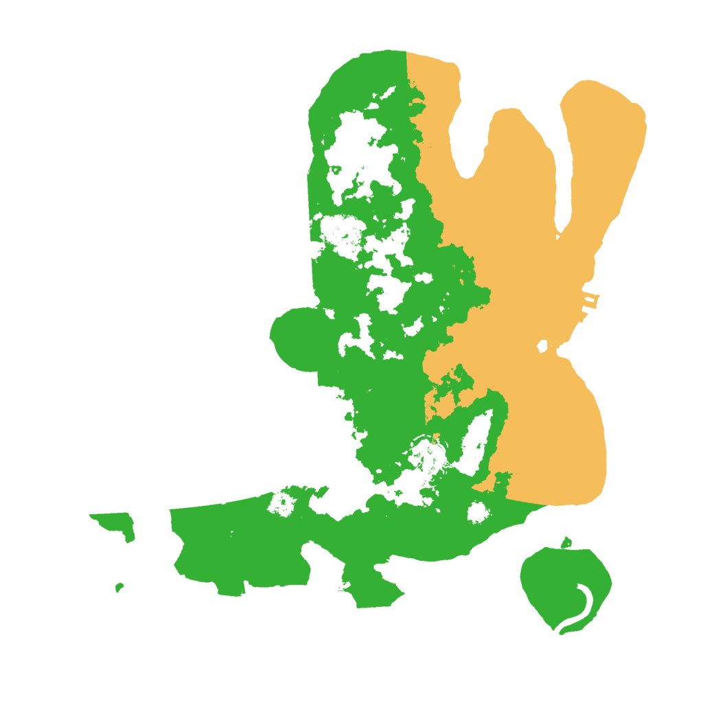 Biome Rust Map: Procedural Map, Size: 3000, Seed: 1079684