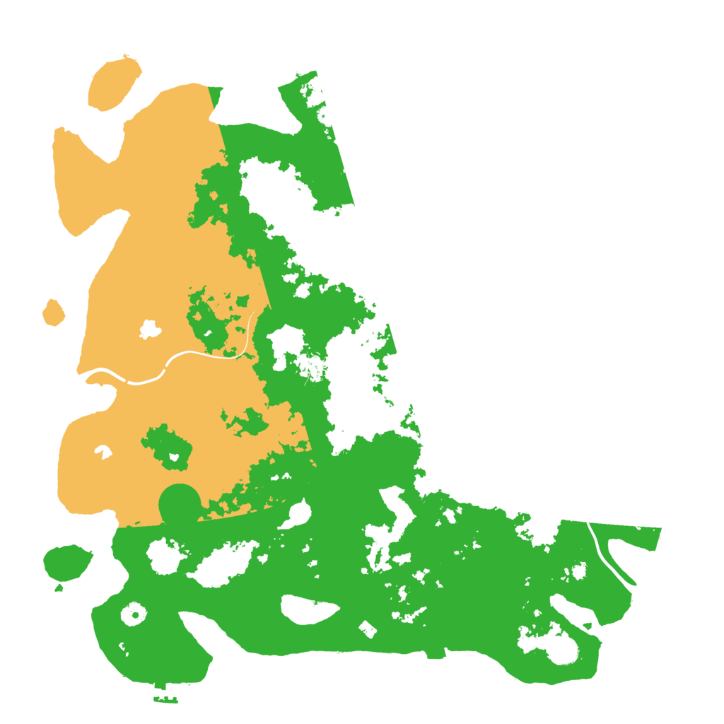 Biome Rust Map: Procedural Map, Size: 4500, Seed: 1410967