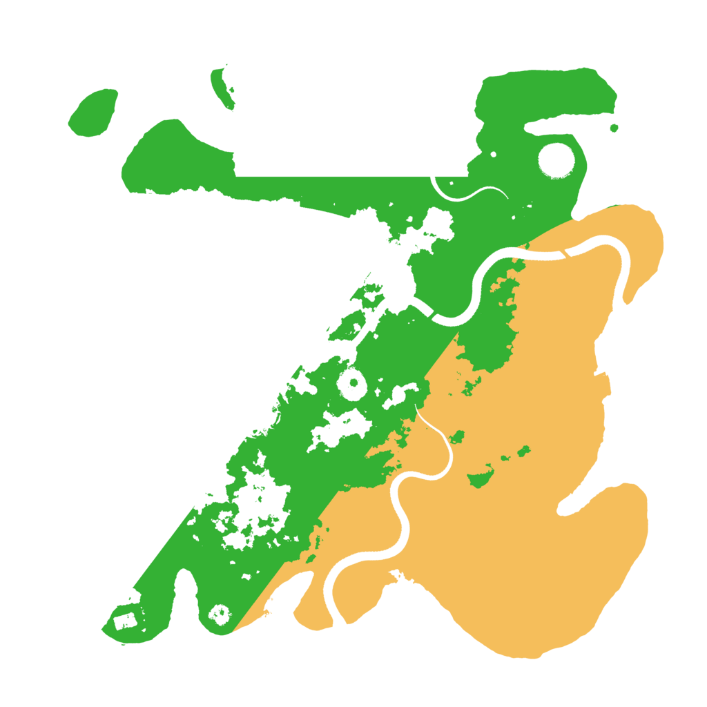 Biome Rust Map: Procedural Map, Size: 3500, Seed: 1787942175