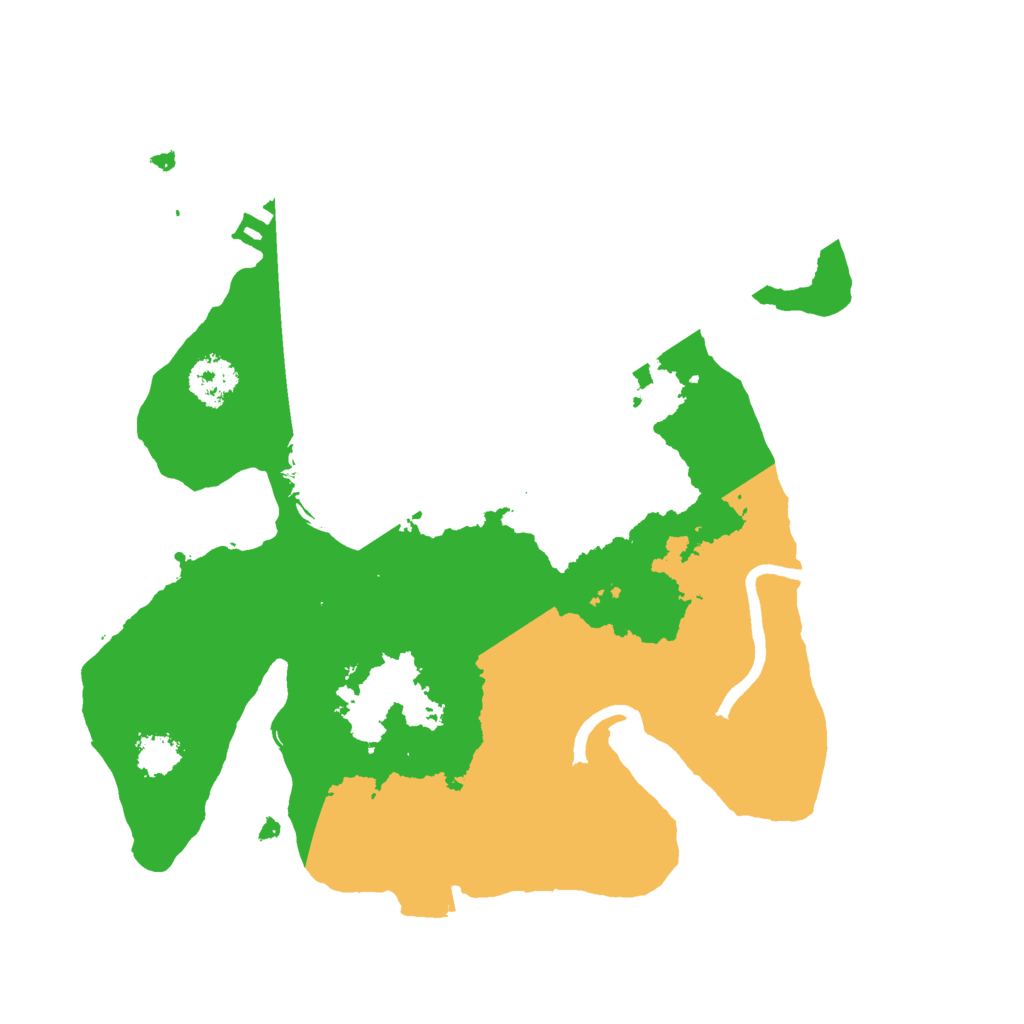 Biome Rust Map: Procedural Map, Size: 2206, Seed: 13810