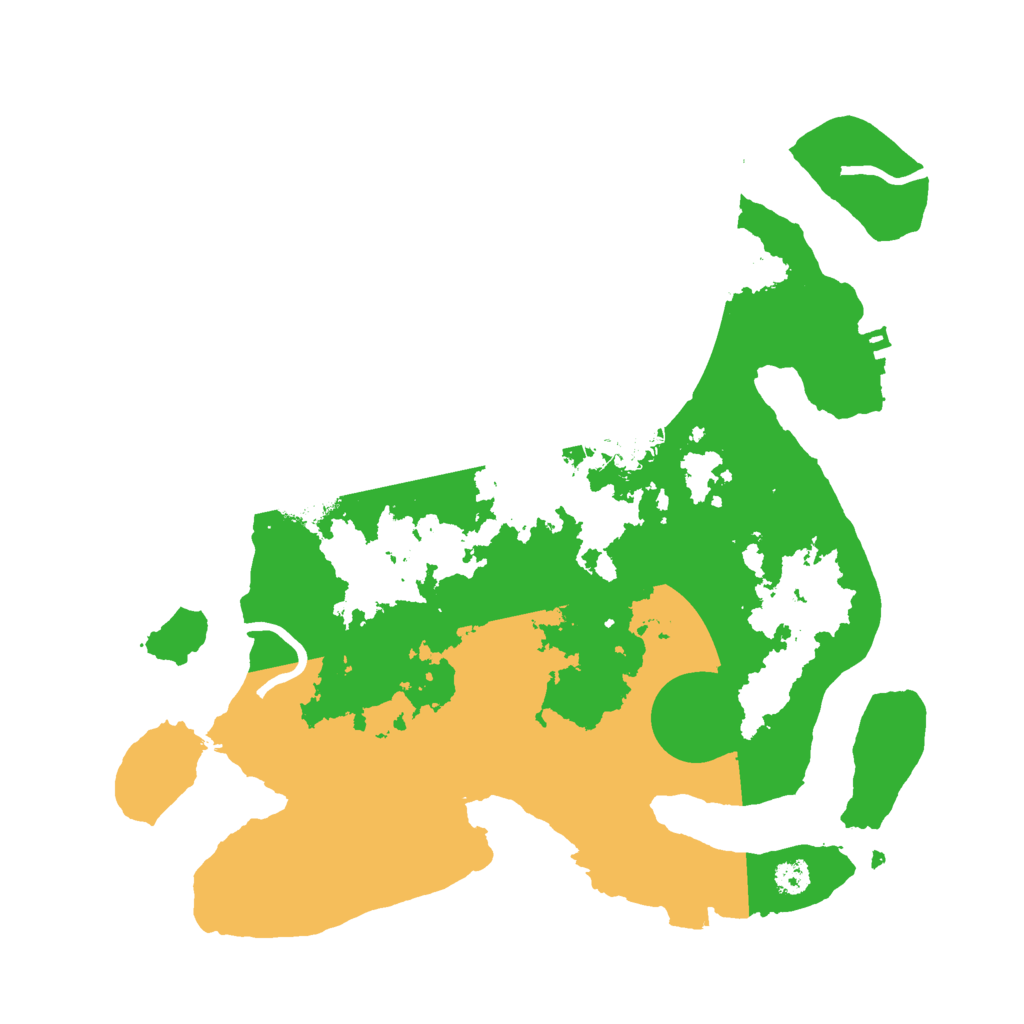 Biome Rust Map: Procedural Map, Size: 3000, Seed: 308828