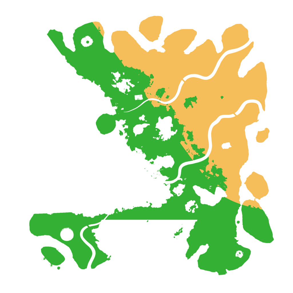 Biome Rust Map: Procedural Map, Size: 4000, Seed: 612530445