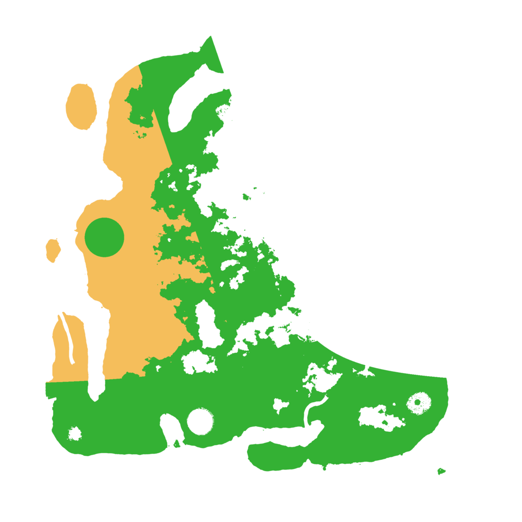 Biome Rust Map: Procedural Map, Size: 3500, Seed: 215877