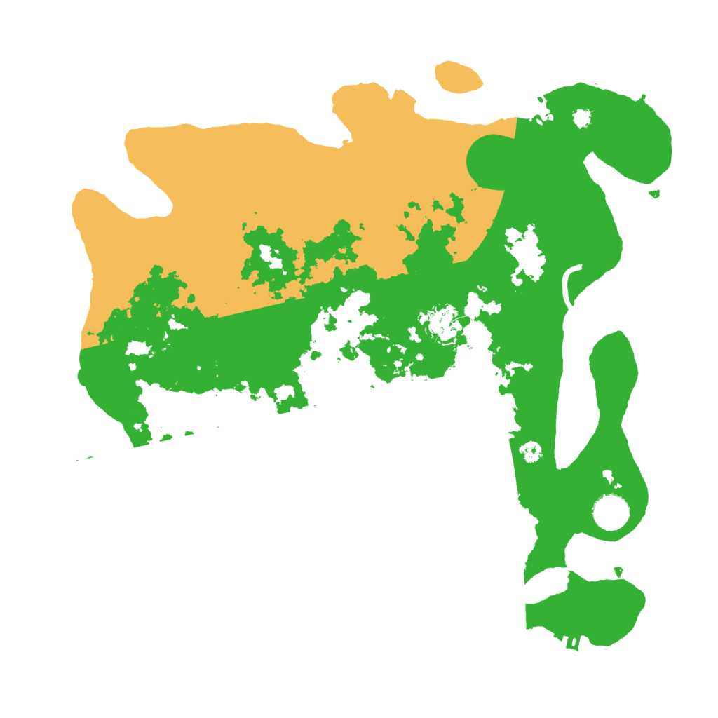 Biome Rust Map: Procedural Map, Size: 3500, Seed: 295487674