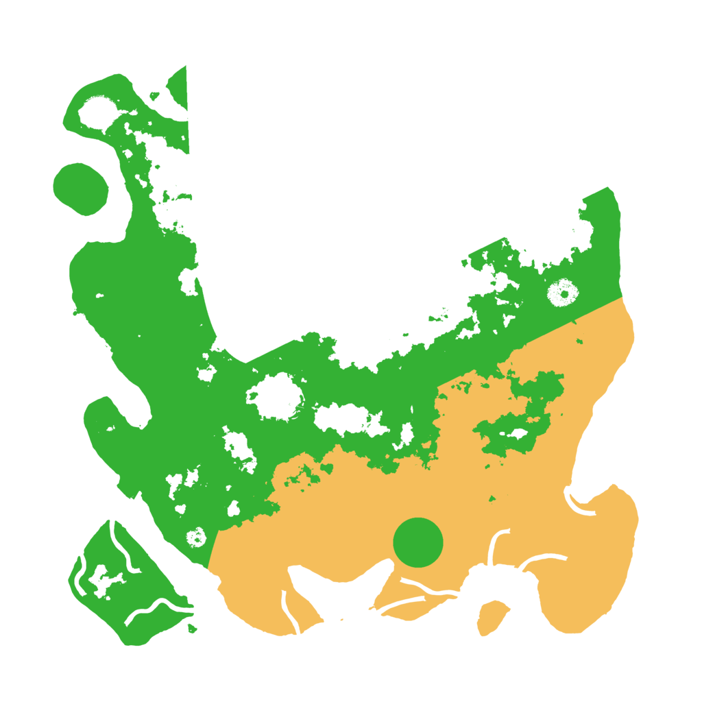 Biome Rust Map: Procedural Map, Size: 3700, Seed: 651315827