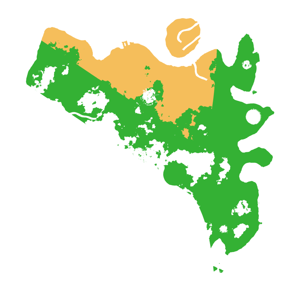 Biome Rust Map: Procedural Map, Size: 3500, Seed: 639738465