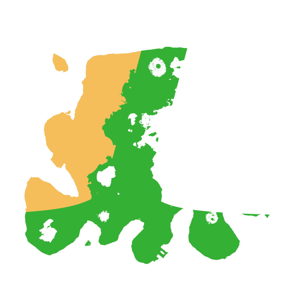 Biome Rust Map: Procedural Map, Size: 2500, Seed: 1390259278