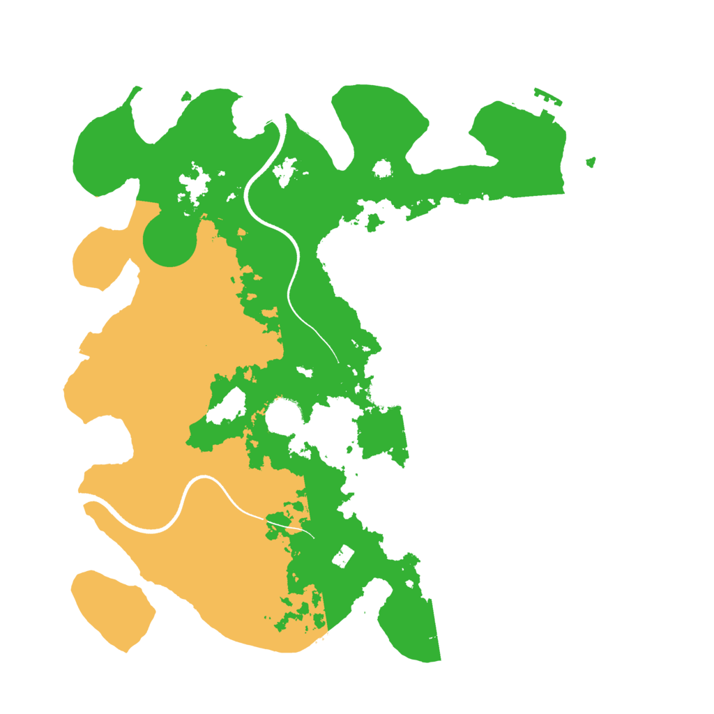 Biome Rust Map: Procedural Map, Size: 3500, Seed: 1882669234