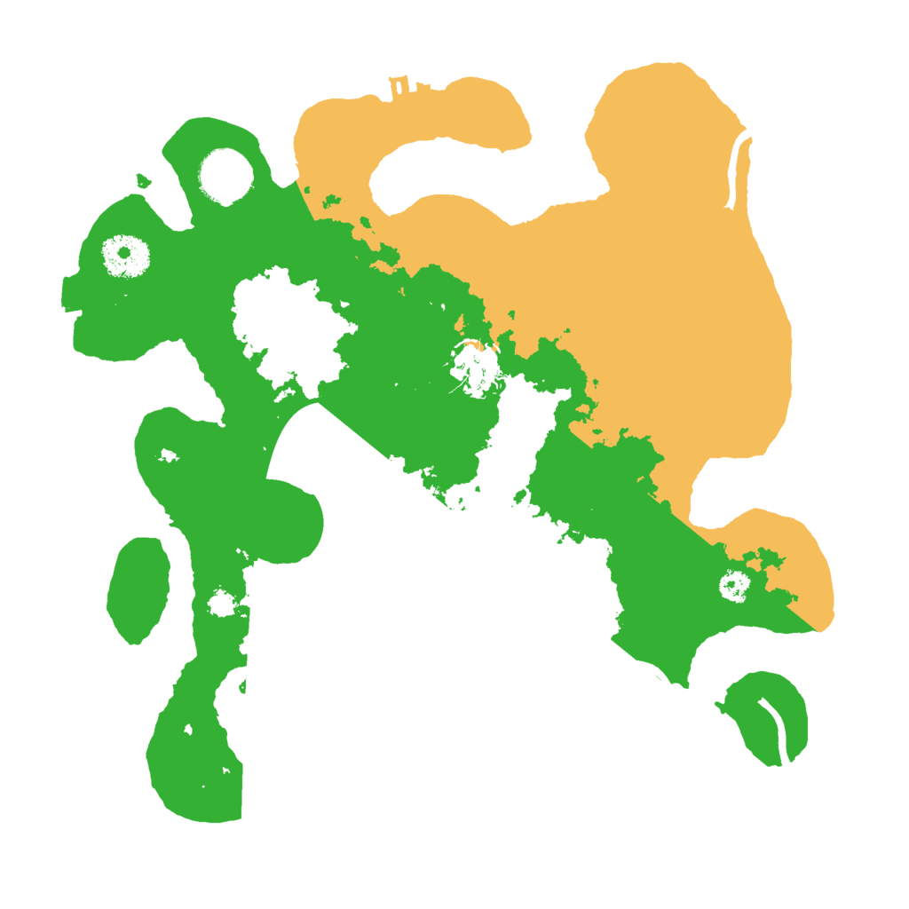 Biome Rust Map: Procedural Map, Size: 3000, Seed: 415549078