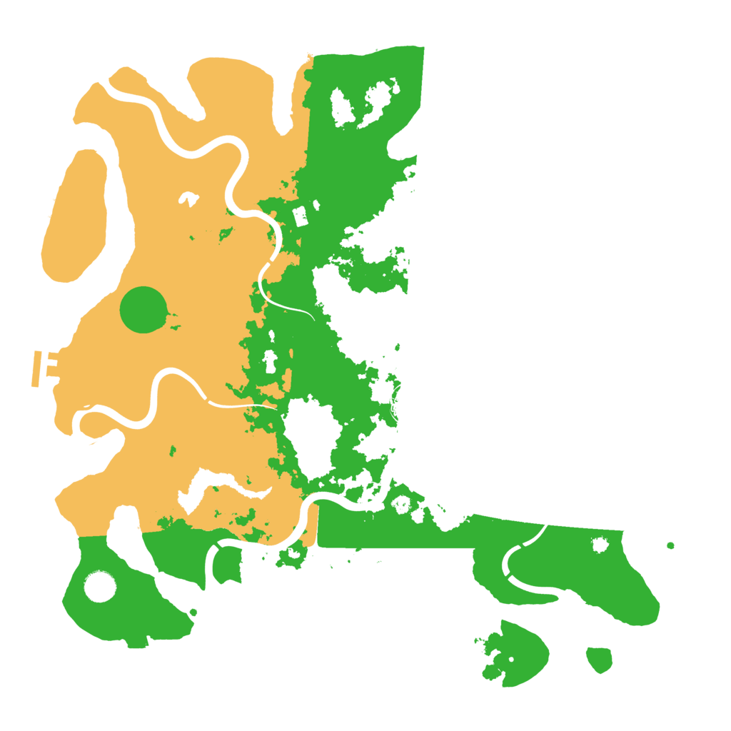 Biome Rust Map: Procedural Map, Size: 4096, Seed: 1982847954