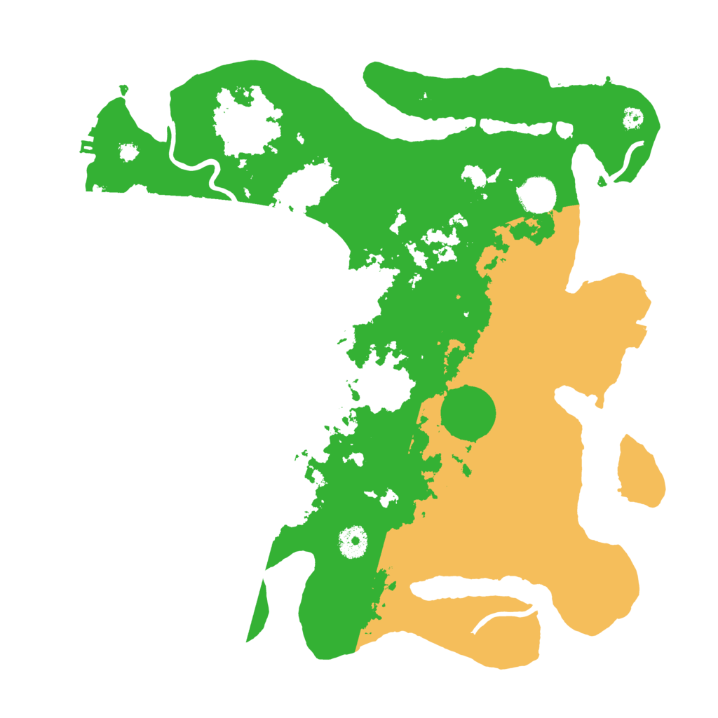 Biome Rust Map: Procedural Map, Size: 3500, Seed: 656084871