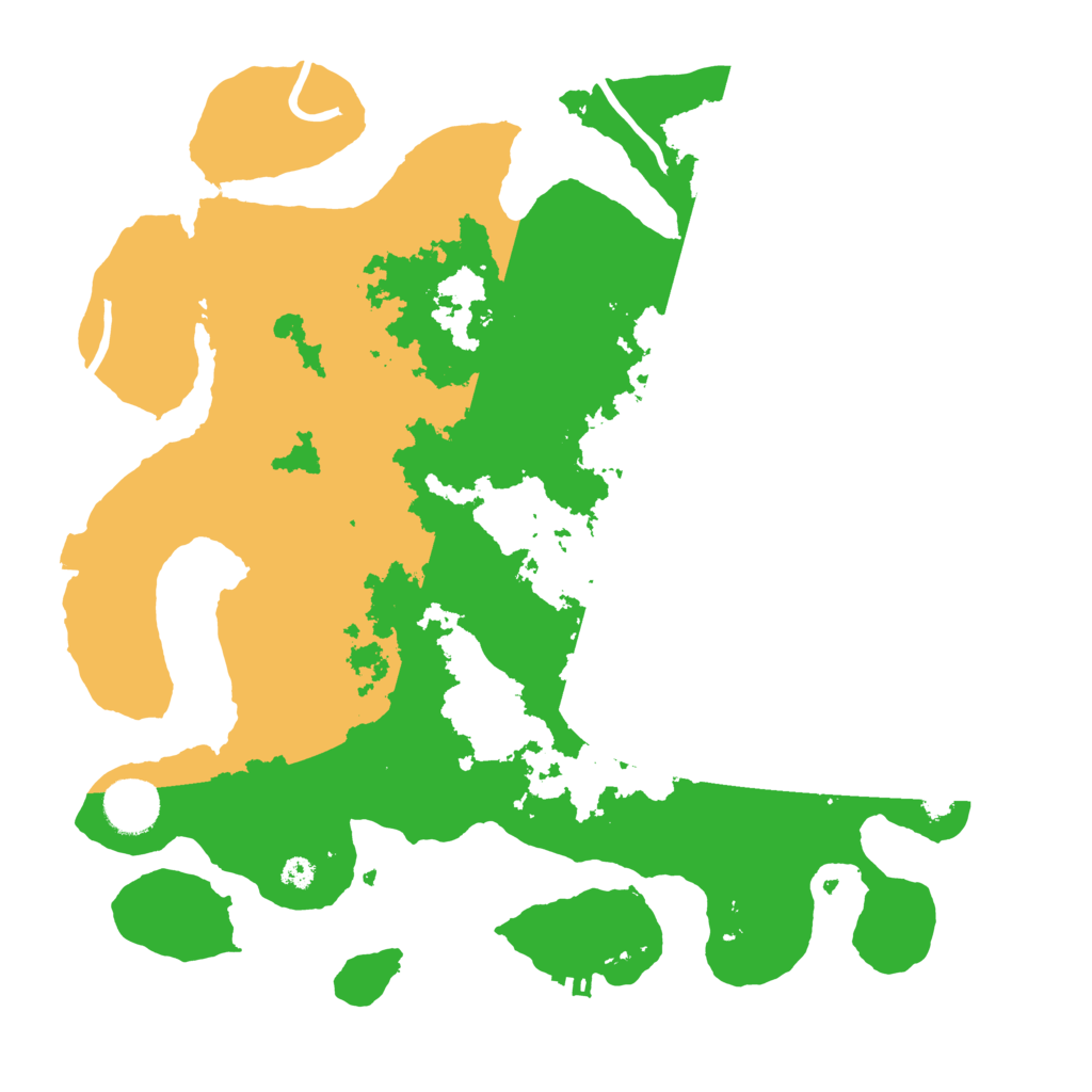 Biome Rust Map: Procedural Map, Size: 3500, Seed: 35312035