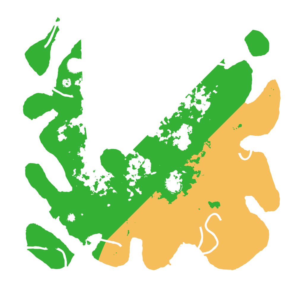 Biome Rust Map: Procedural Map, Size: 3500, Seed: 1040379246