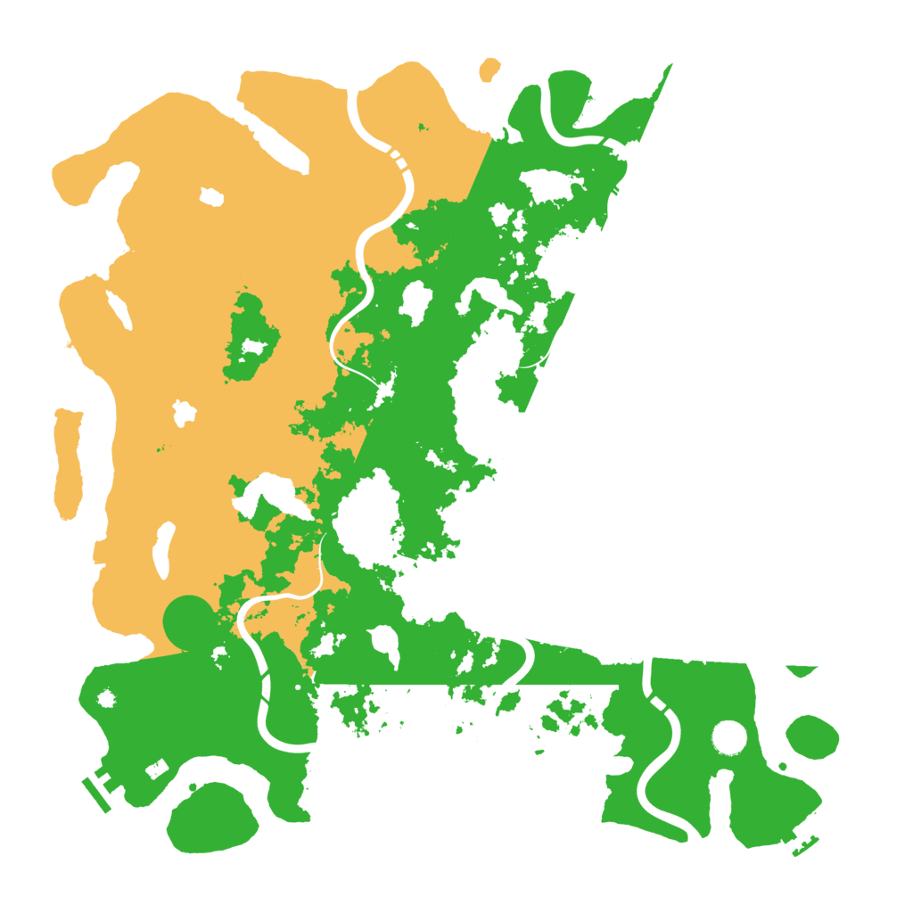 Biome Rust Map: Procedural Map, Size: 4600, Seed: 160992273
