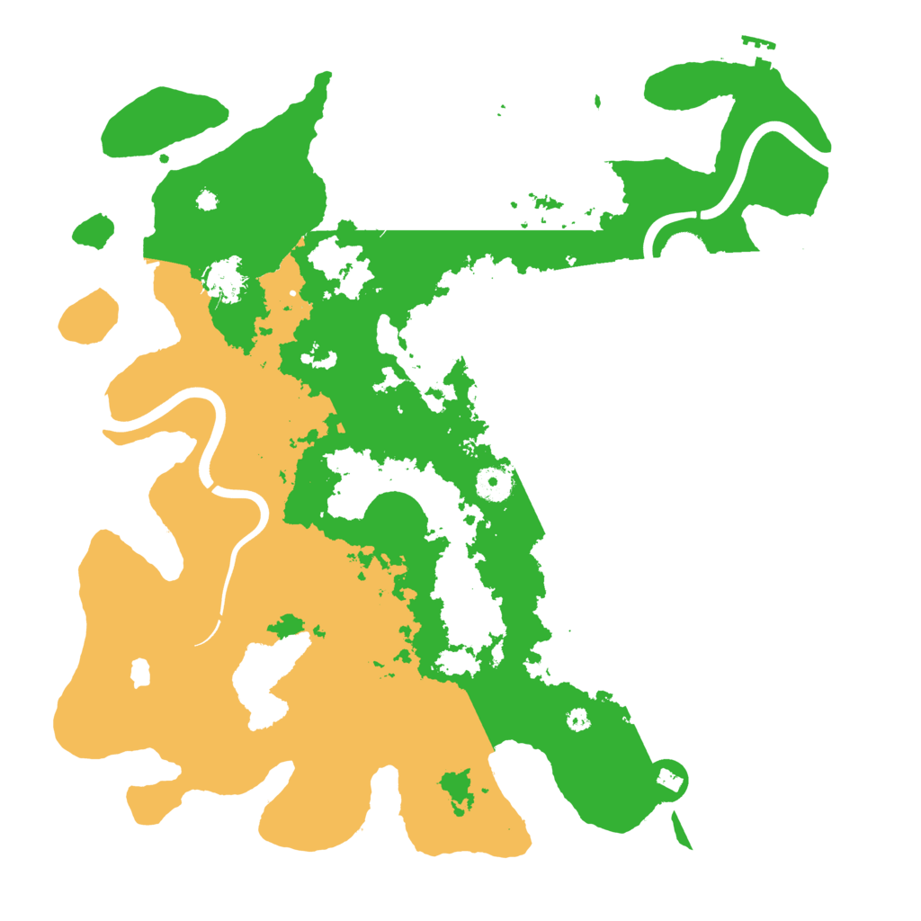 Biome Rust Map: Procedural Map, Size: 4000, Seed: 127663393