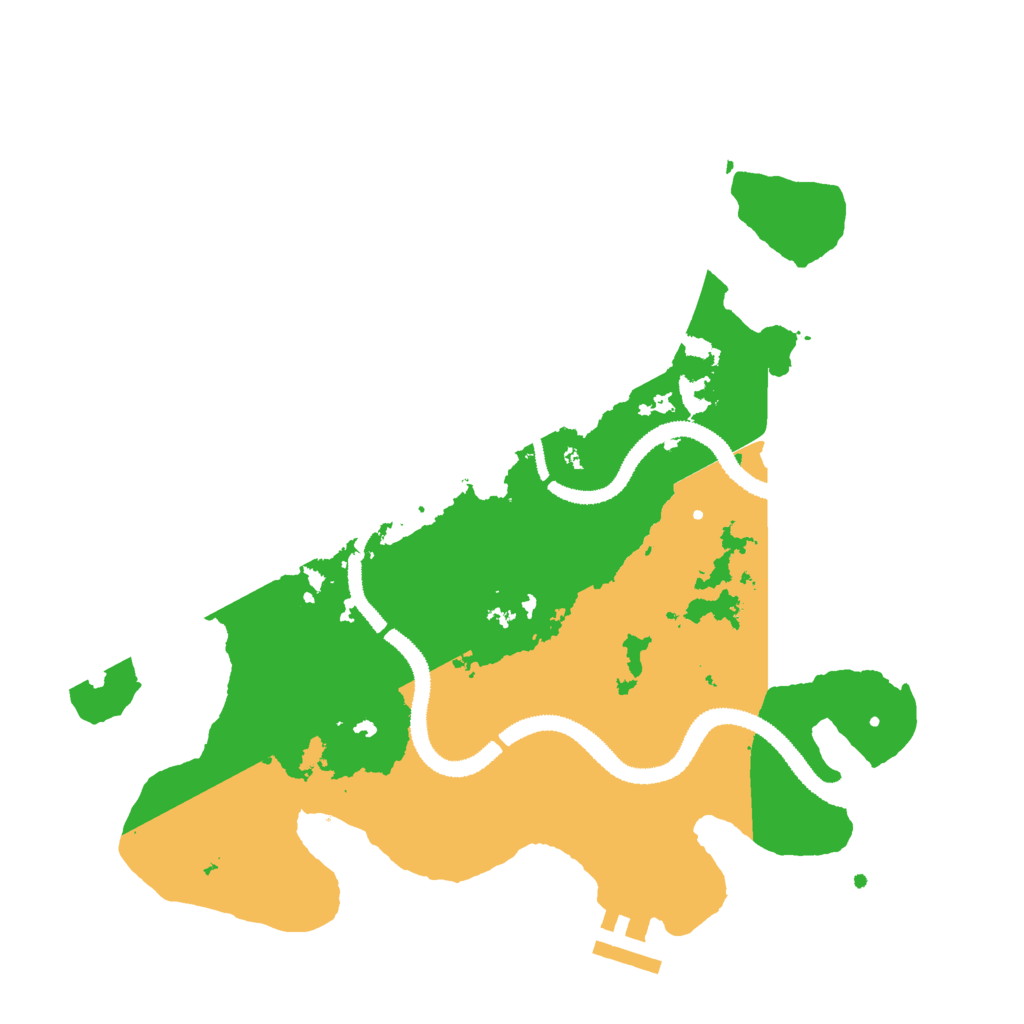 Biome Rust Map: Procedural Map, Size: 3000, Seed: 4127906