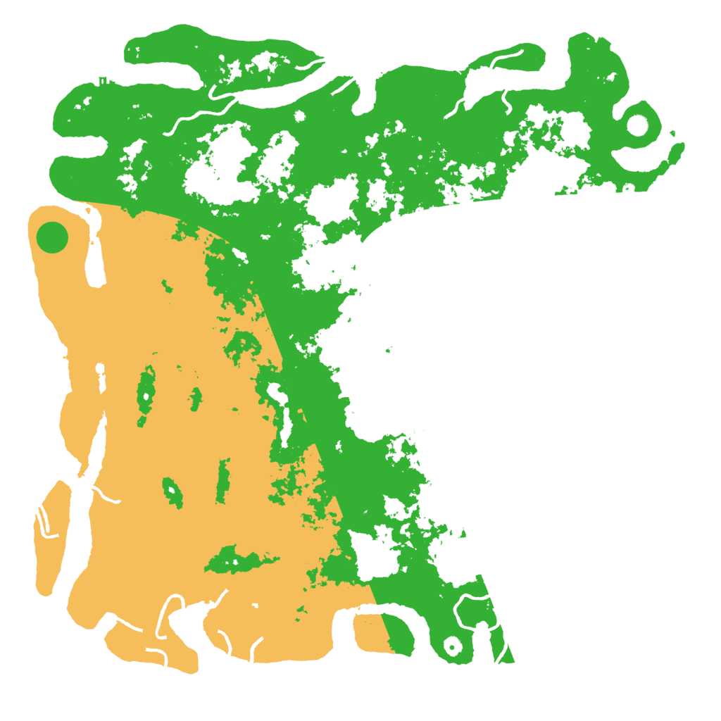 Biome Rust Map: Procedural Map, Size: 6000, Seed: 15653423