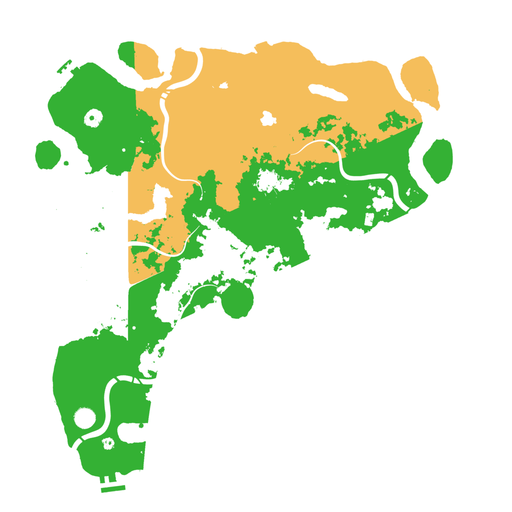 Biome Rust Map: Procedural Map, Size: 4250, Seed: 402145583