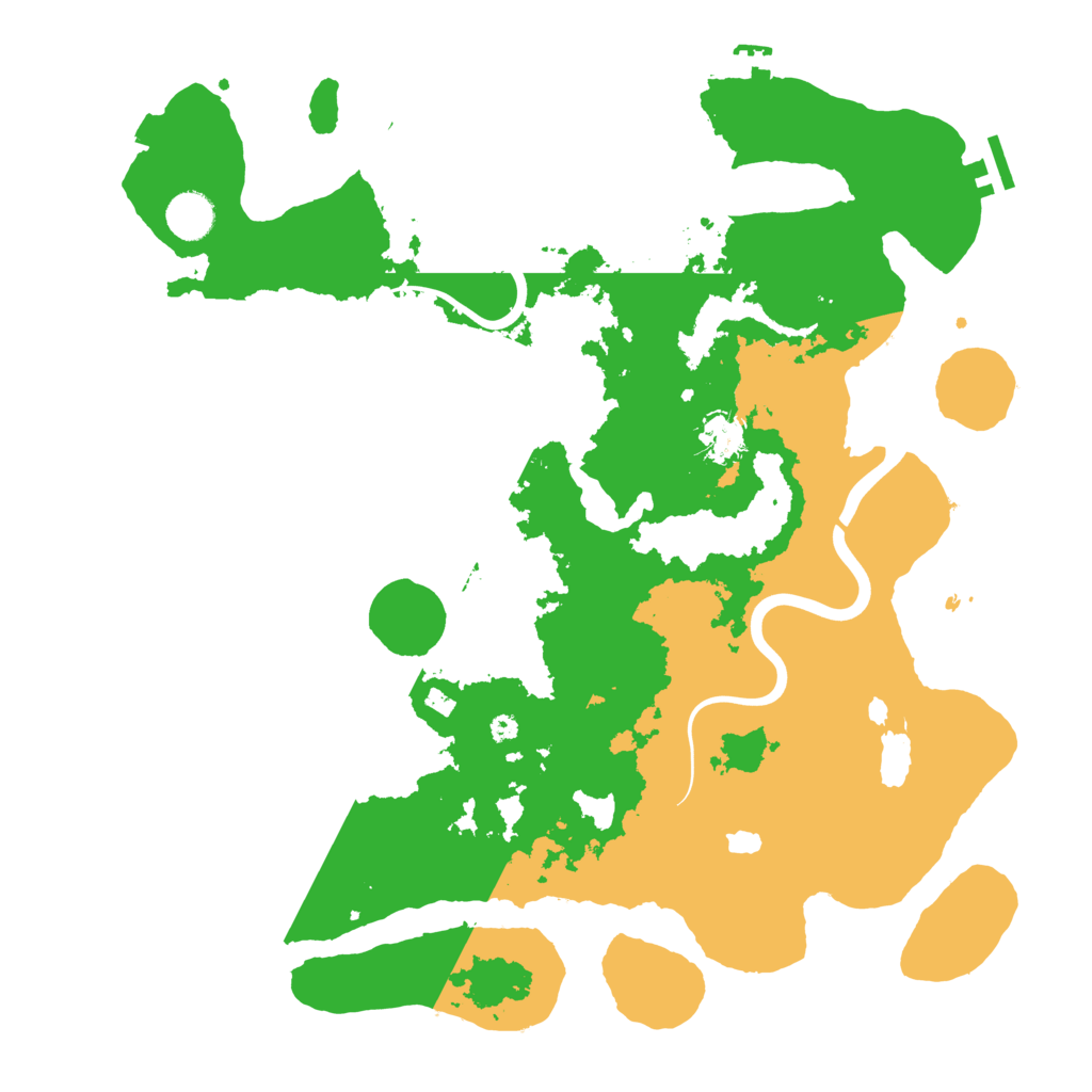 Biome Rust Map: Procedural Map, Size: 4000, Seed: 6159432