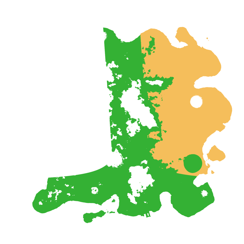 Biome Rust Map: Procedural Map, Size: 3500, Seed: 2041667840