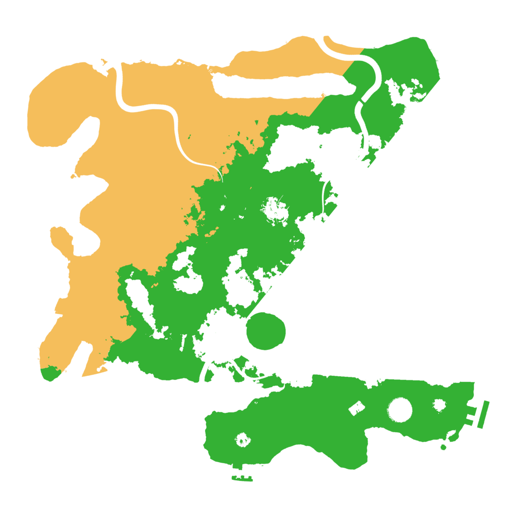 Biome Rust Map: Procedural Map, Size: 3750, Seed: 559201324