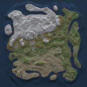 Thumbnail Rust Map: Procedural Map, Size: 4000, Seed: 1506820845, 18 Monuments