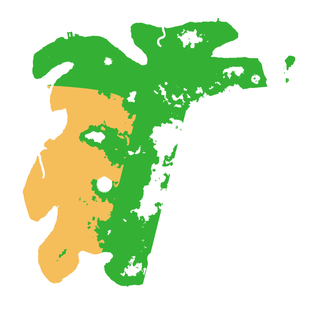 Biome Rust Map: Procedural Map, Size: 3700, Seed: 863429197