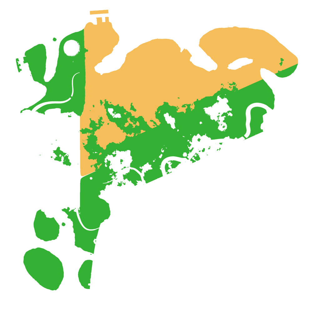 Biome Rust Map: Procedural Map, Size: 3500, Seed: 2090982590
