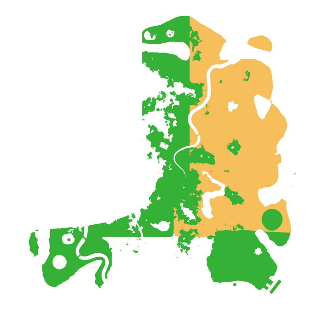 Biome Rust Map: Procedural Map, Size: 4000, Seed: 239583183