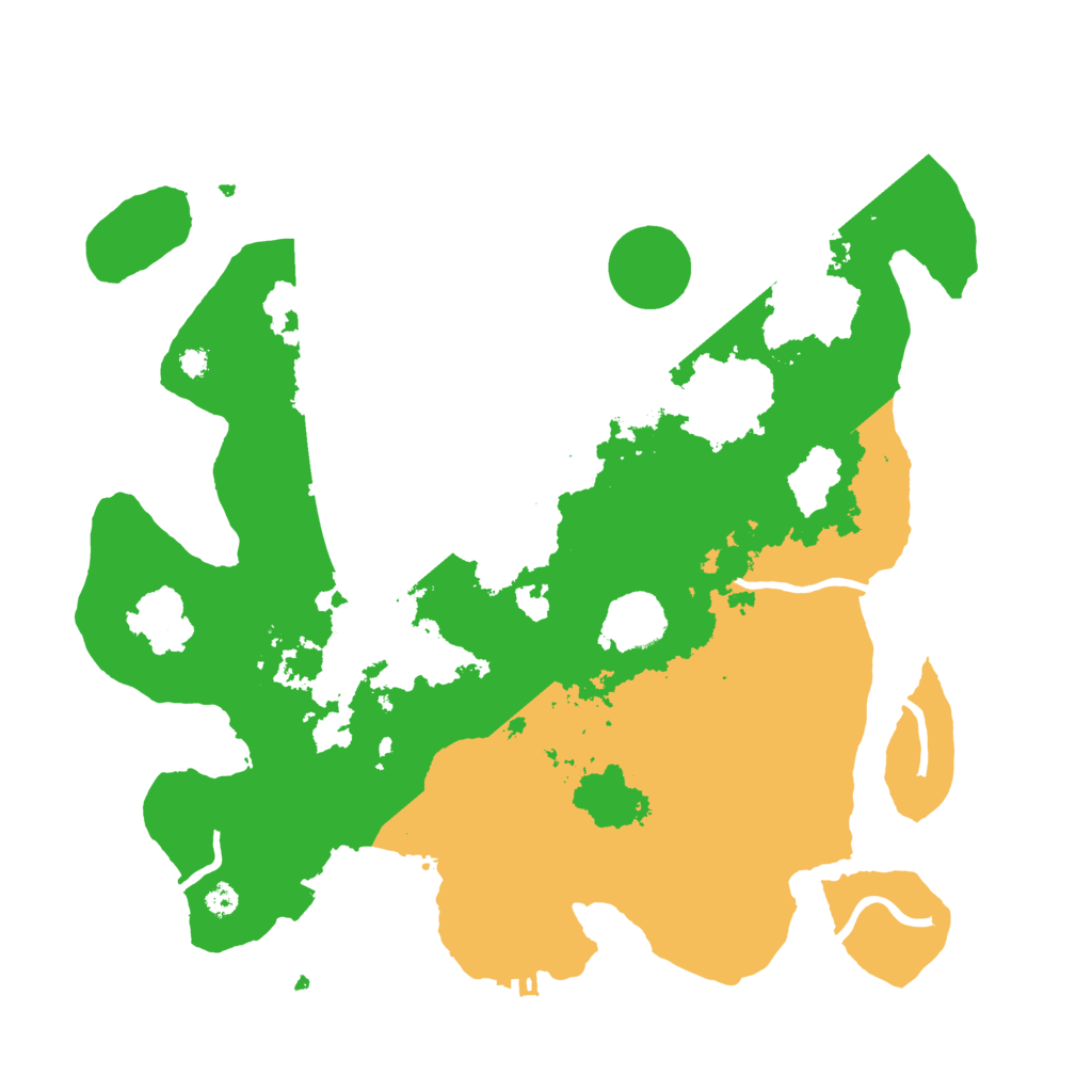 Biome Rust Map: Procedural Map, Size: 3500, Seed: 373723701
