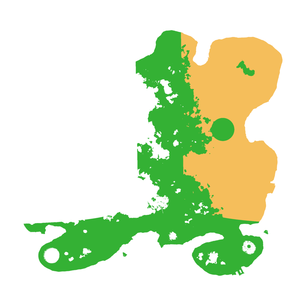 Biome Rust Map: Procedural Map, Size: 3500, Seed: 1381142078