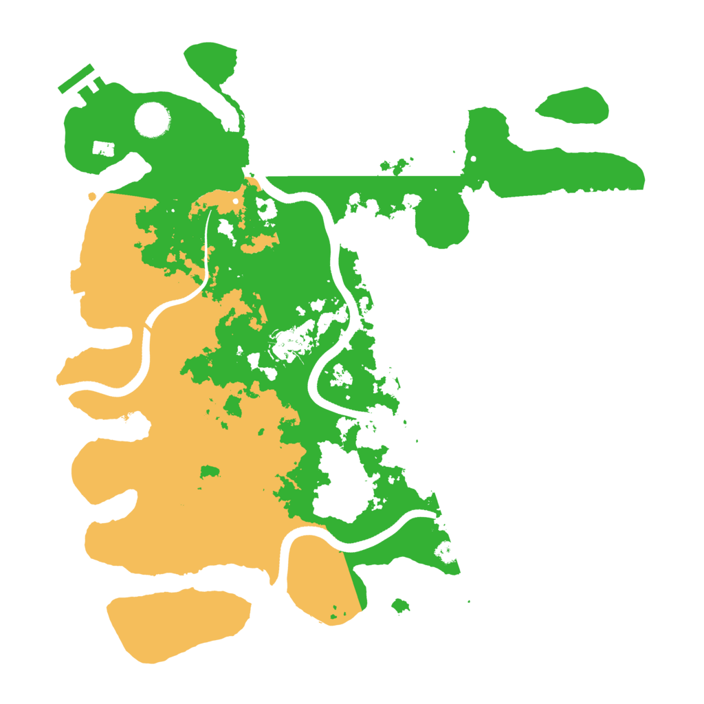 Biome Rust Map: Procedural Map, Size: 3500, Seed: 1713287745