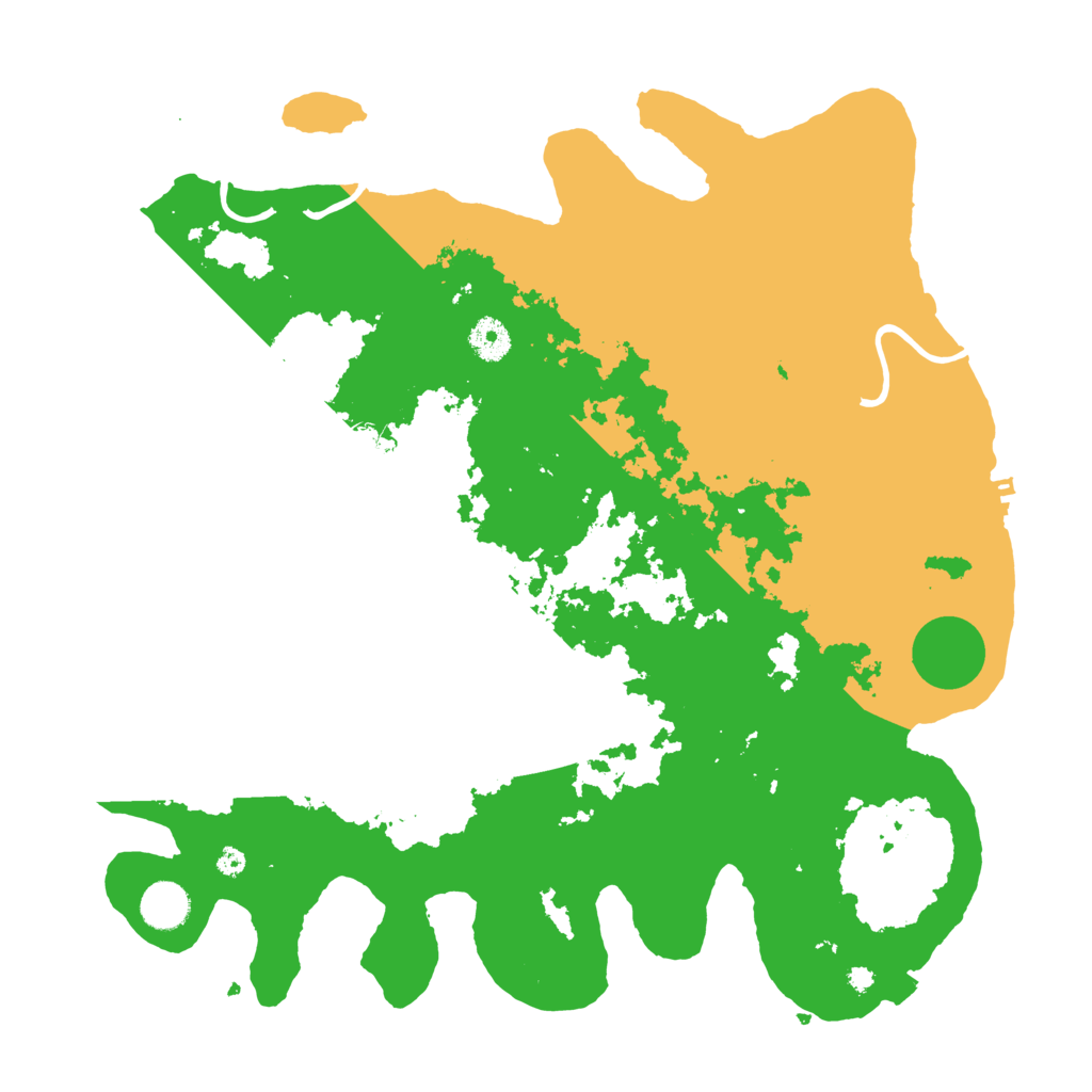 Biome Rust Map: Procedural Map, Size: 3950, Seed: 1295225586