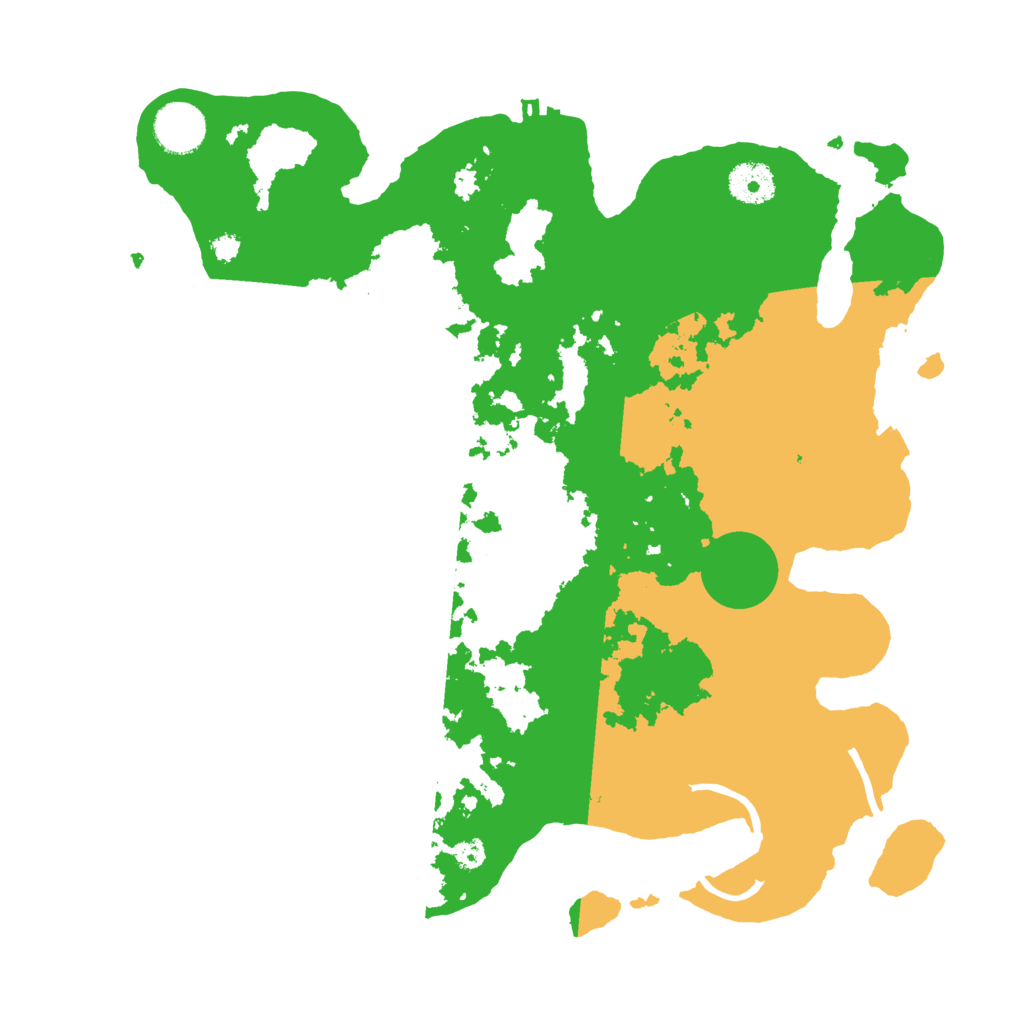 Biome Rust Map: Procedural Map, Size: 3500, Seed: 414948340