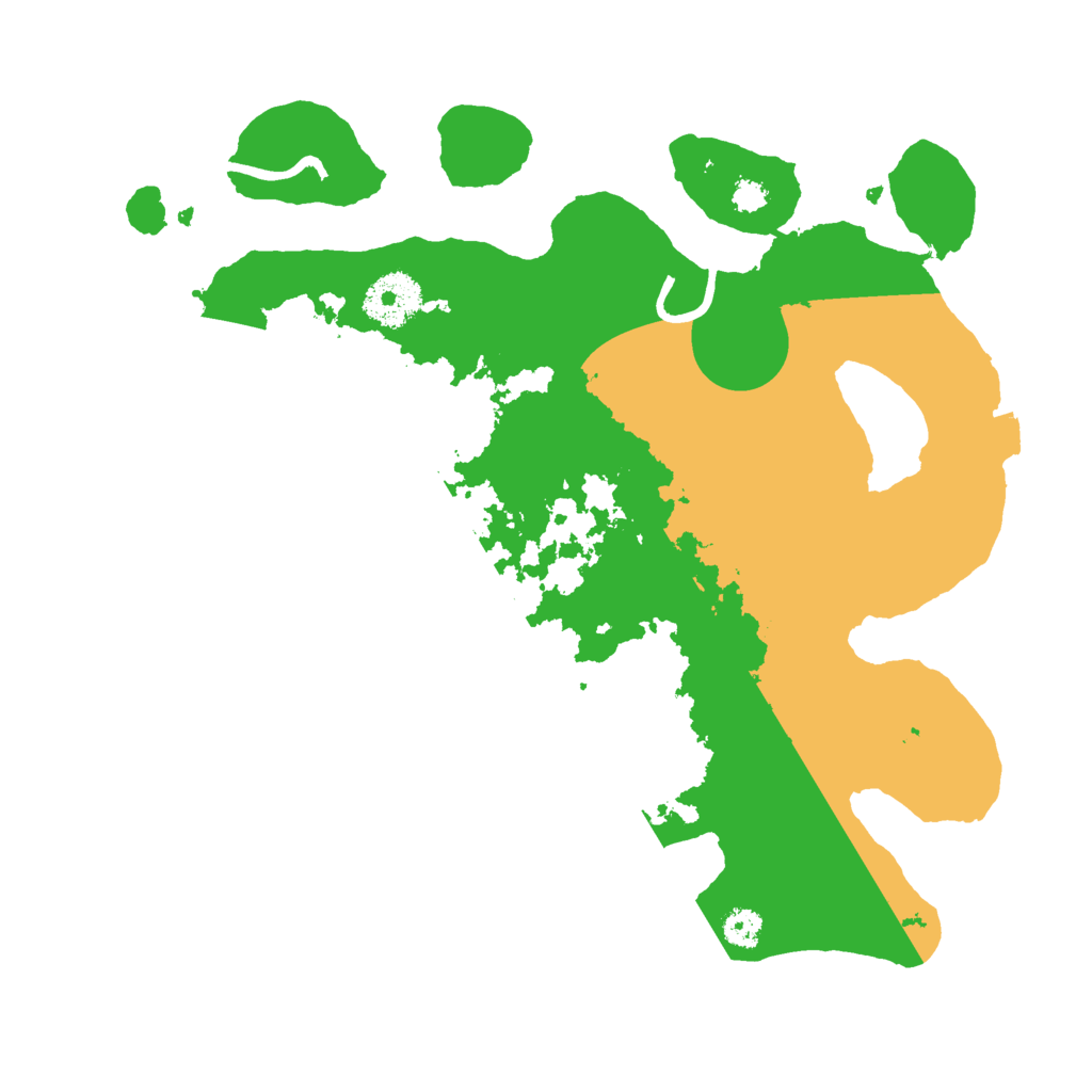 Biome Rust Map: Procedural Map, Size: 3000, Seed: 66856