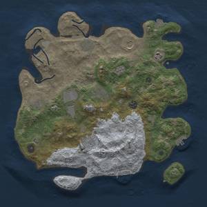 Thumbnail Rust Map: Procedural Map, Size: 3750, Seed: 898060138, 17 Monuments